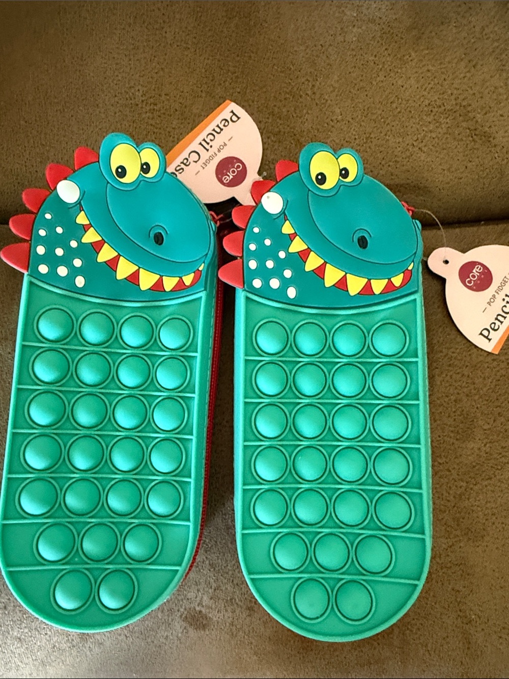 🏖️10 items for $20🏖️Dinosaur Pop-It Pencil Case set of 2